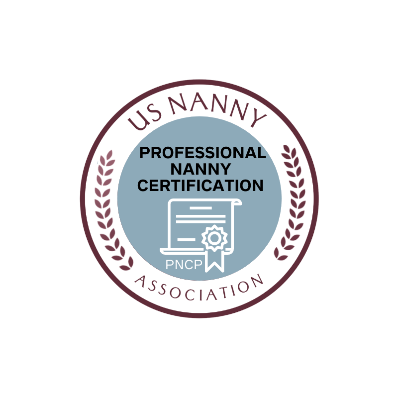 Logotipo de niñera profesional certificada