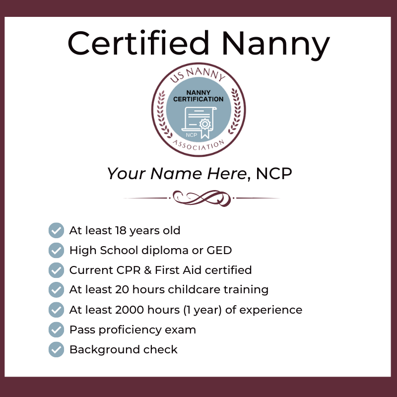 Certified Nanny Name