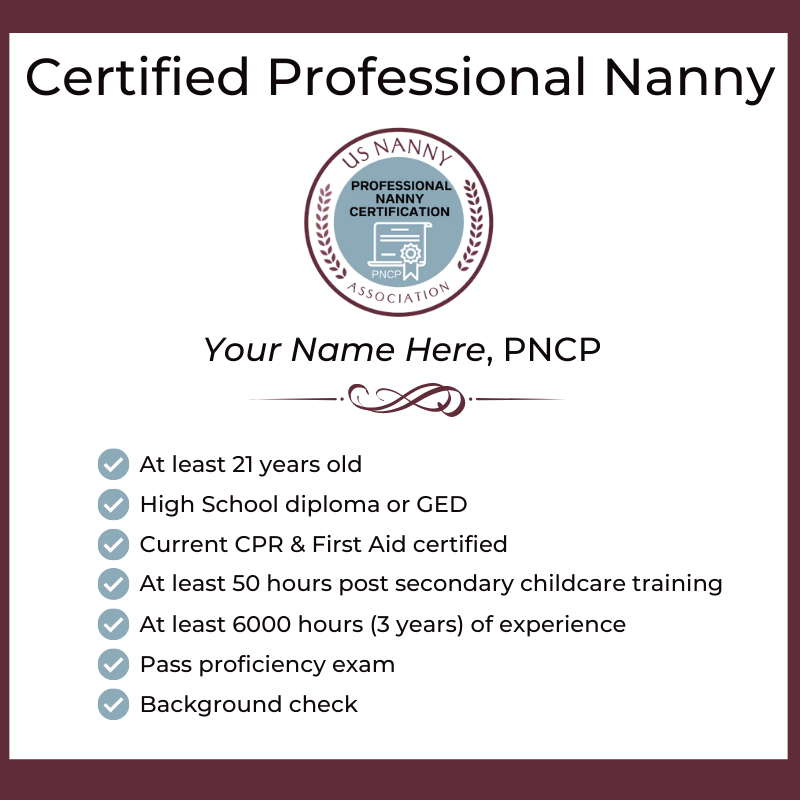 Certified Professional Nanny Name