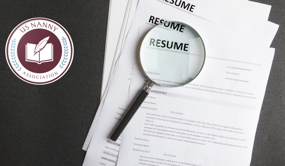 Modernize Your Nanny Resume