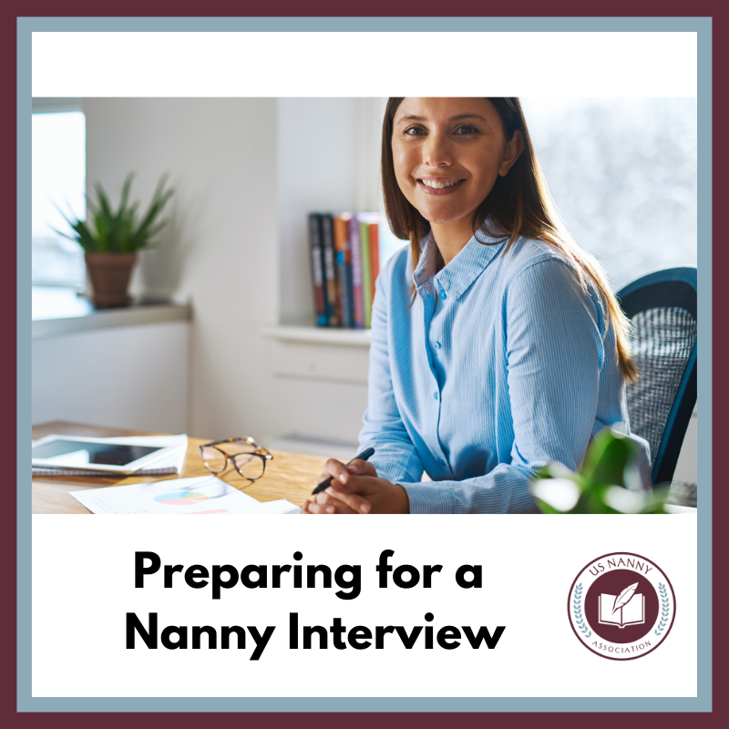 nanny preparing for an interview