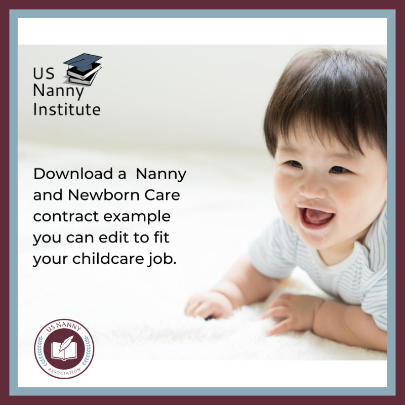 Nanny contract logo and website link