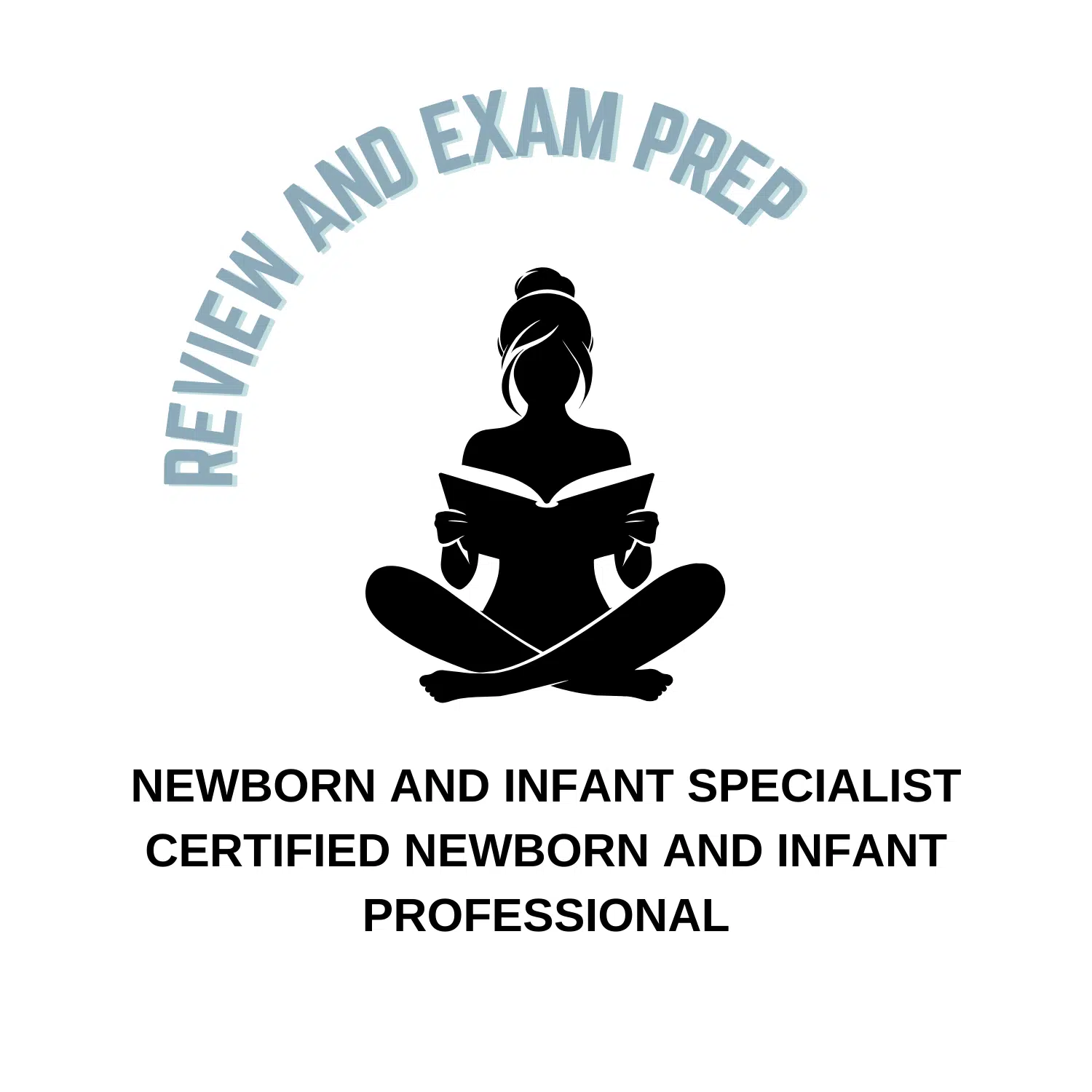 Newborn Nanny review class with image of woman sitting and reading